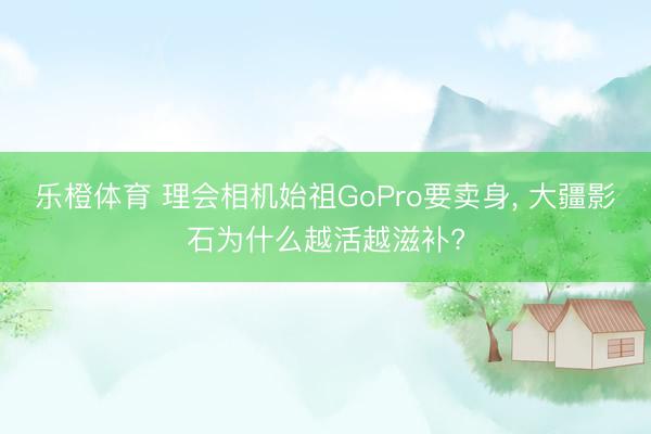 乐橙体育 理会相机始祖GoPro要卖身, 大疆影石为什么越活越滋补?